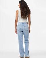 Pieces Straight Fit Jeans Light Blue