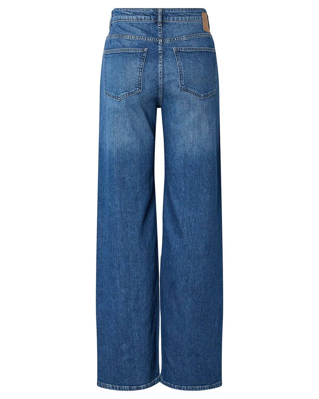 Pieces Wide Leg Medium Blue Jeans