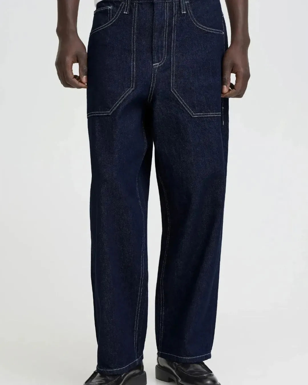 Blend Unisex Dark Indigo Baggy Relaxed Fit Jeans