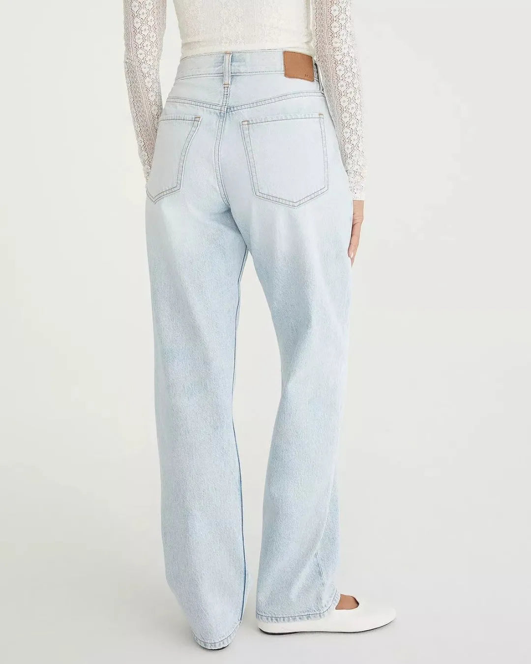 Women Jeans Aeropostale 90's Super High Rise Baggy Jeans