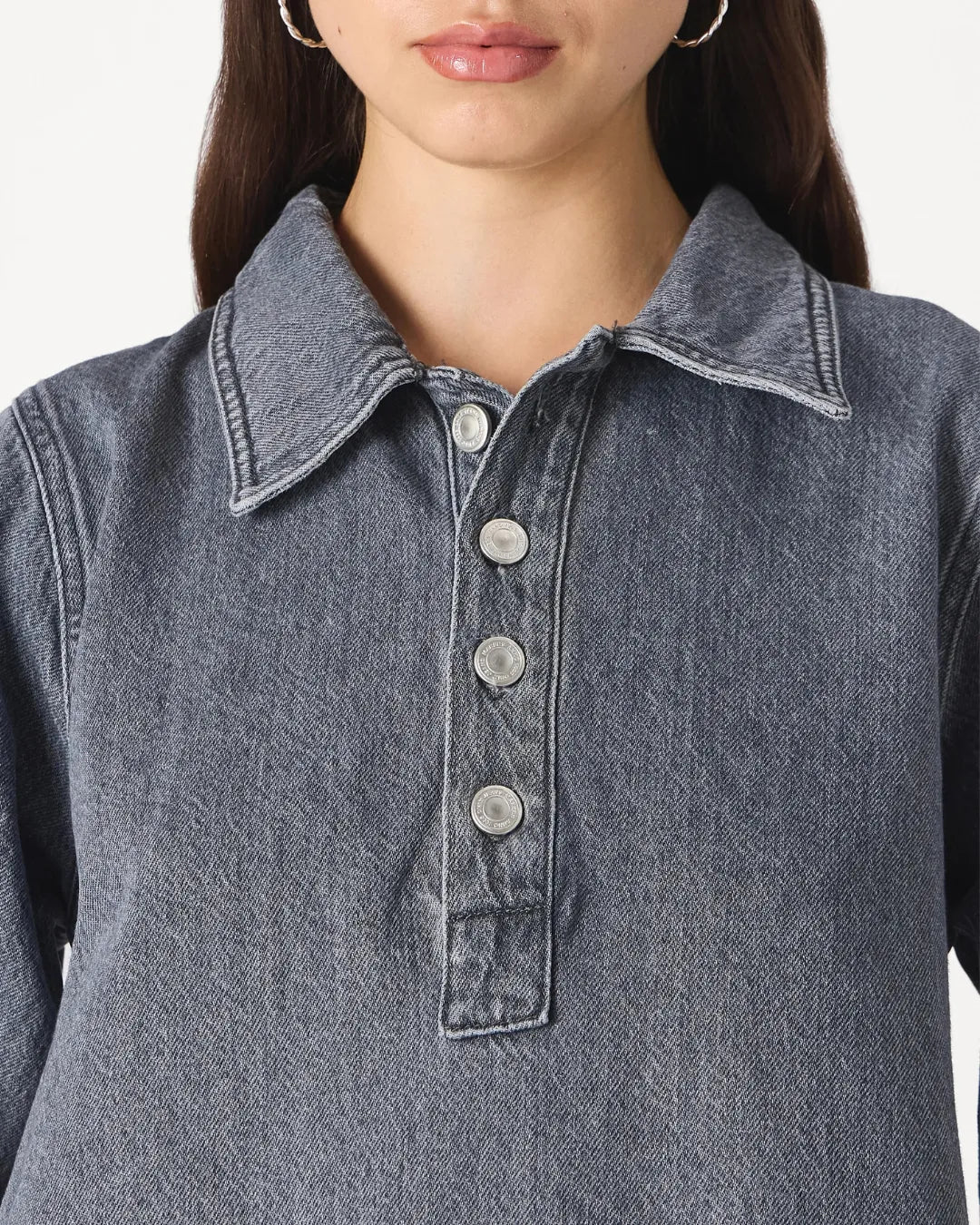 Urban Ash Denim Mini Dress Modern Casual Summer Outfit for Women