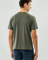 Olive Drab Crew Neck T Shirt Stwd Regular Fit