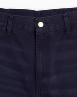 Unisex Relaxed Loose Fit Cross Pocket Jeans Deep Ocean Blue