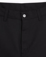 Unisex Relaxed Loose Fit Cross Pocket Jeans Jet Black