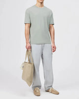 Jack & Jones Sage Green Down Shoulder Fit T Shirt