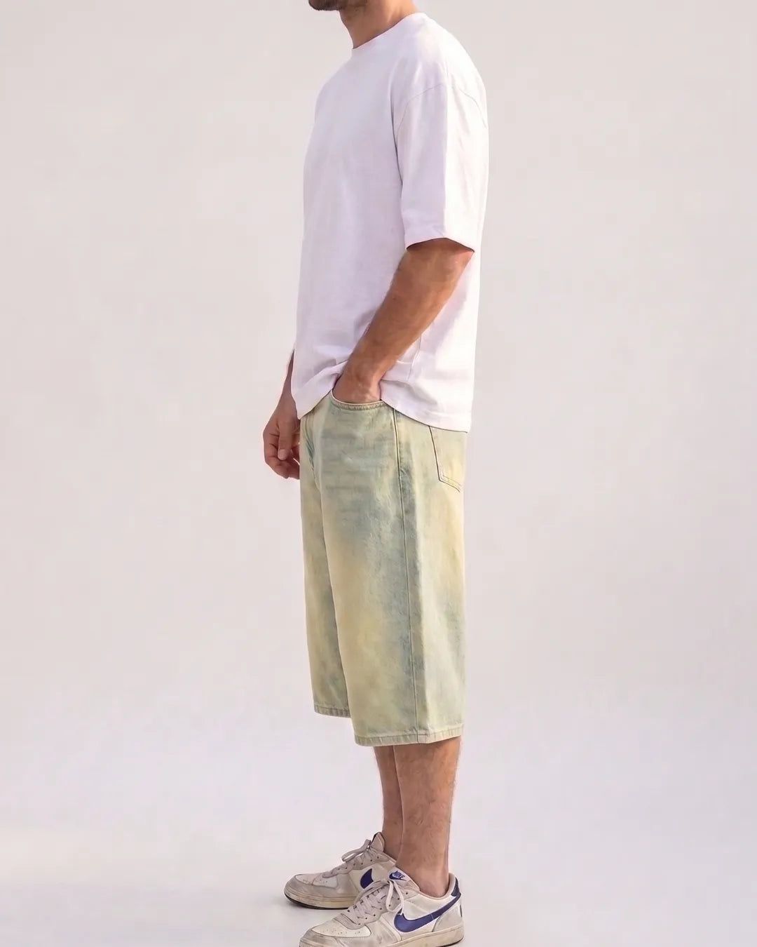 O'Stin Men's Baggy Fit Denim Jorts