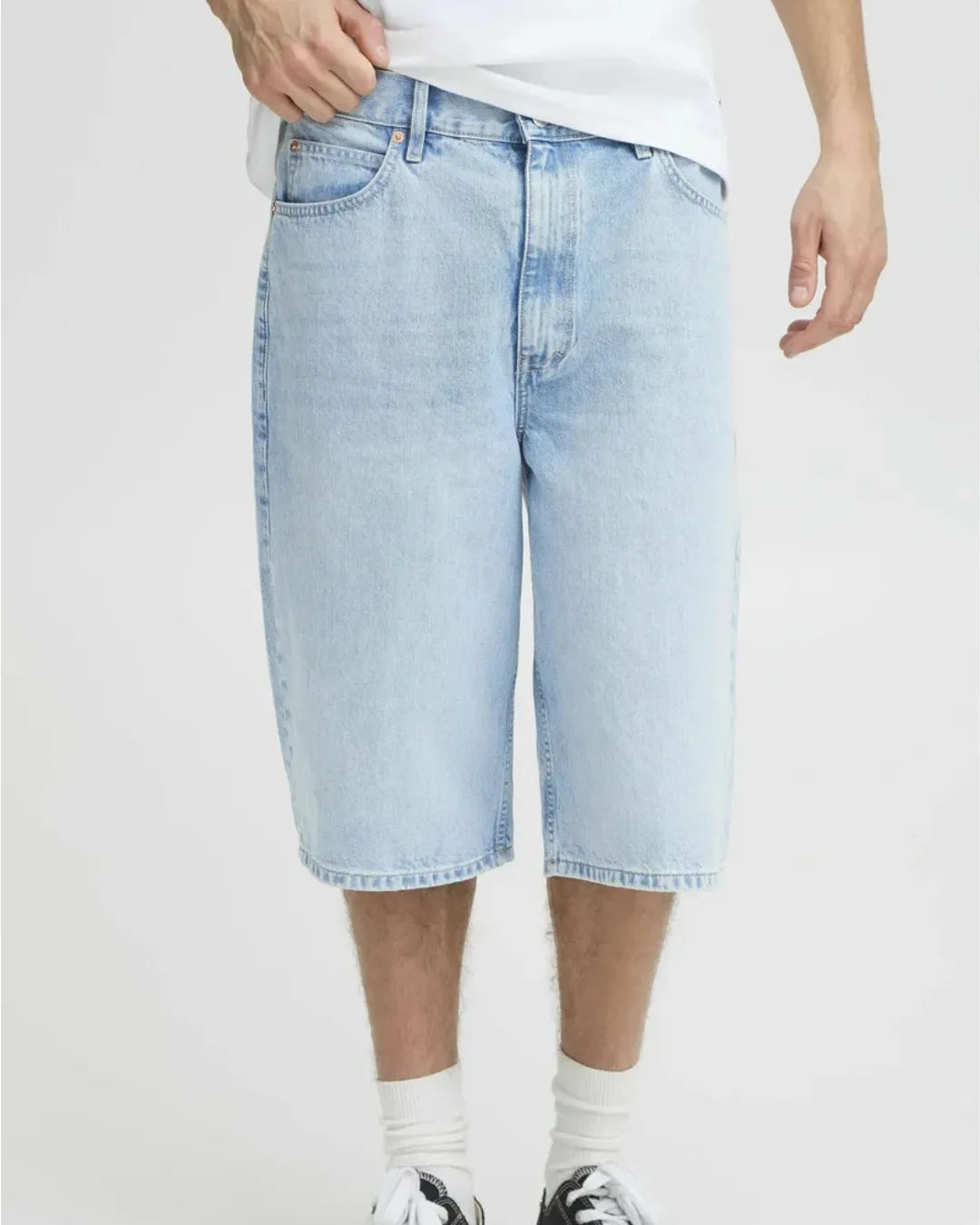 SOLID Men's Baggy Fit Denim Jorts