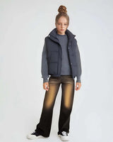 Gloria Jeans Brown Spray Wide Leg Denim