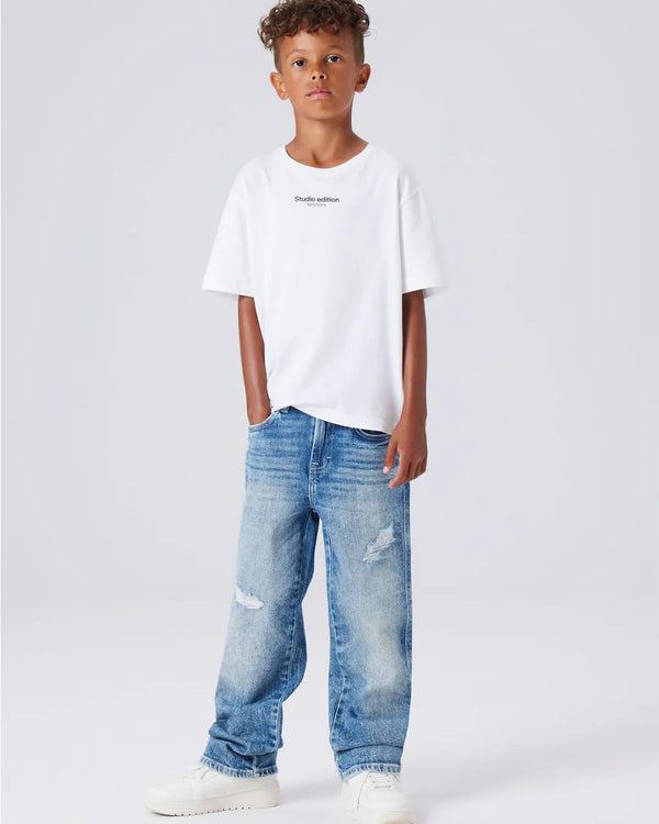 Name It Boys Medium Blue Straight Leg Jeans