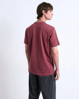 Burgundy Red tee stwd Pull&Bear Regular Fit