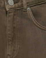 Barrel High Waist Baggy Skater Fit Jeans Light Brown