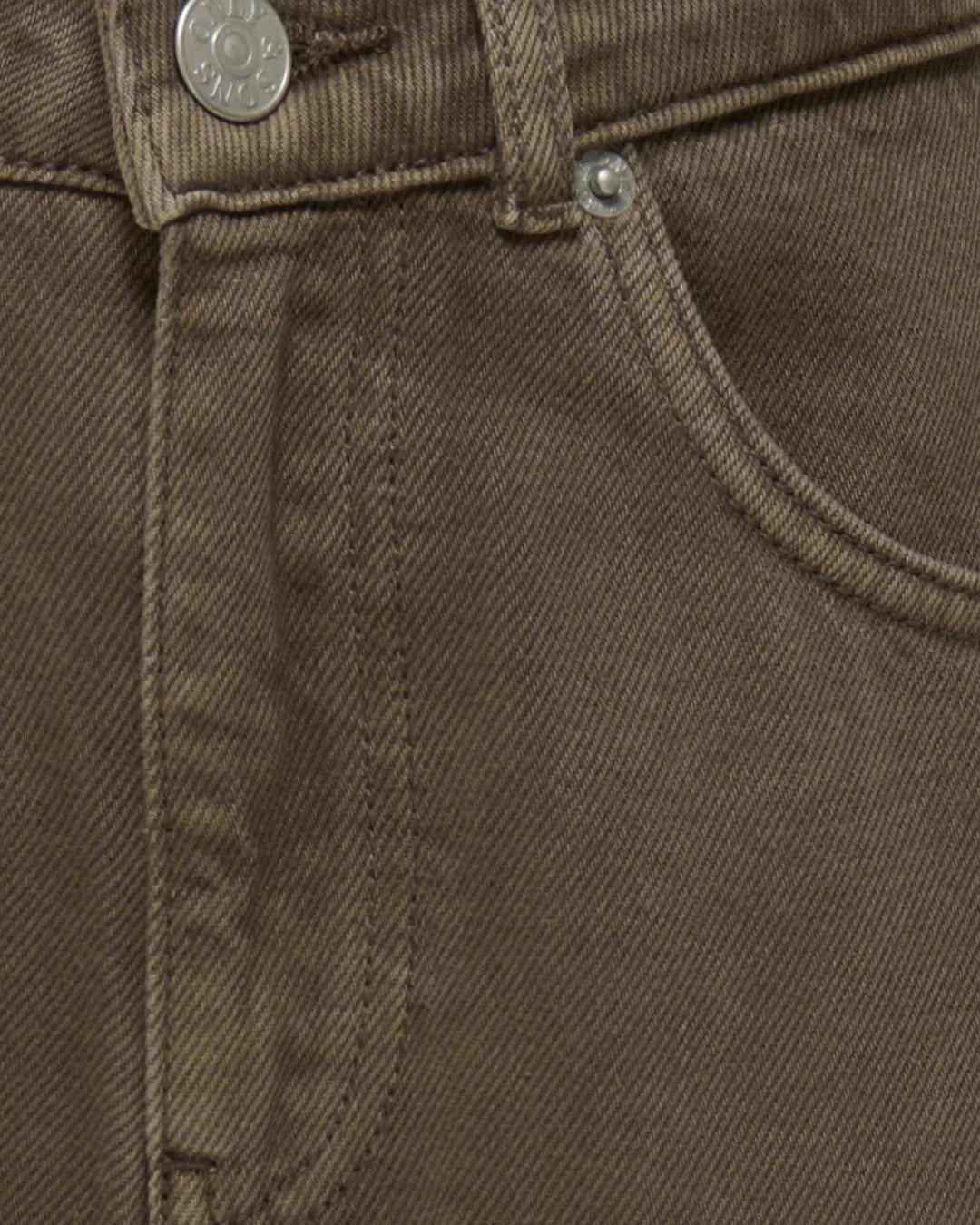 Barrel High Waist Baggy Skater Fit Jeans Light Brown