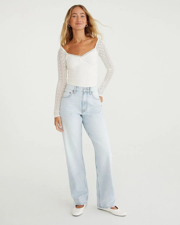 Women Jeans Aeropostale 90's Super High Rise Baggy Jeans