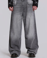 Pull&Bear Unisex Baggy Fit Jeans Faded Grey