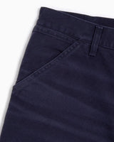 Unisex Relaxed Loose Fit Cross Pocket Jeans Deep Ocean Blue