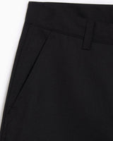 Unisex Relaxed Loose Fit Cross Pocket Jeans Jet Black