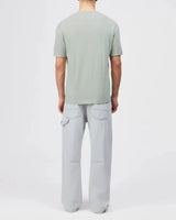 Jack & Jones Sage Green Down Shoulder Fit T Shirt