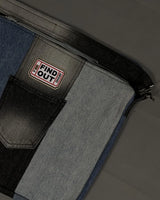 TLD Three Tone Denim Laptop Bag For Daily Travel Use