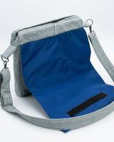 Sustainable Unisex Denim Crossbody Bag for University & Streetwear