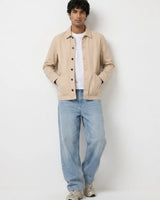 Solid Men's Heavyweight Oversized Denim Shirt