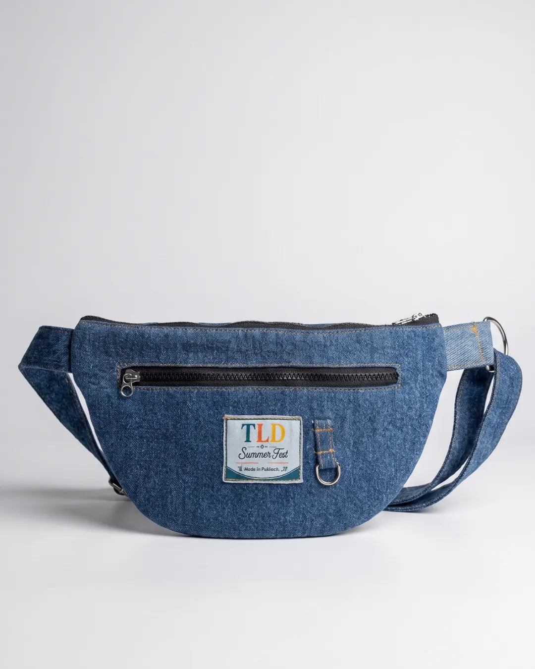 TLD Streetwear Denim Crossbody & Fanny Pack