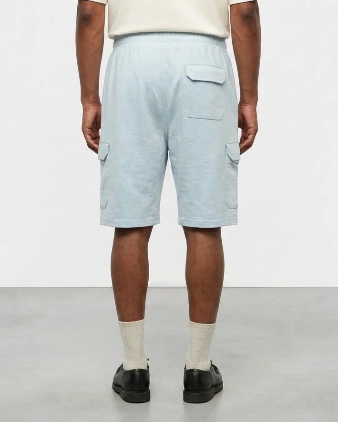 Men's Cotton Jersey Cargo Shorts