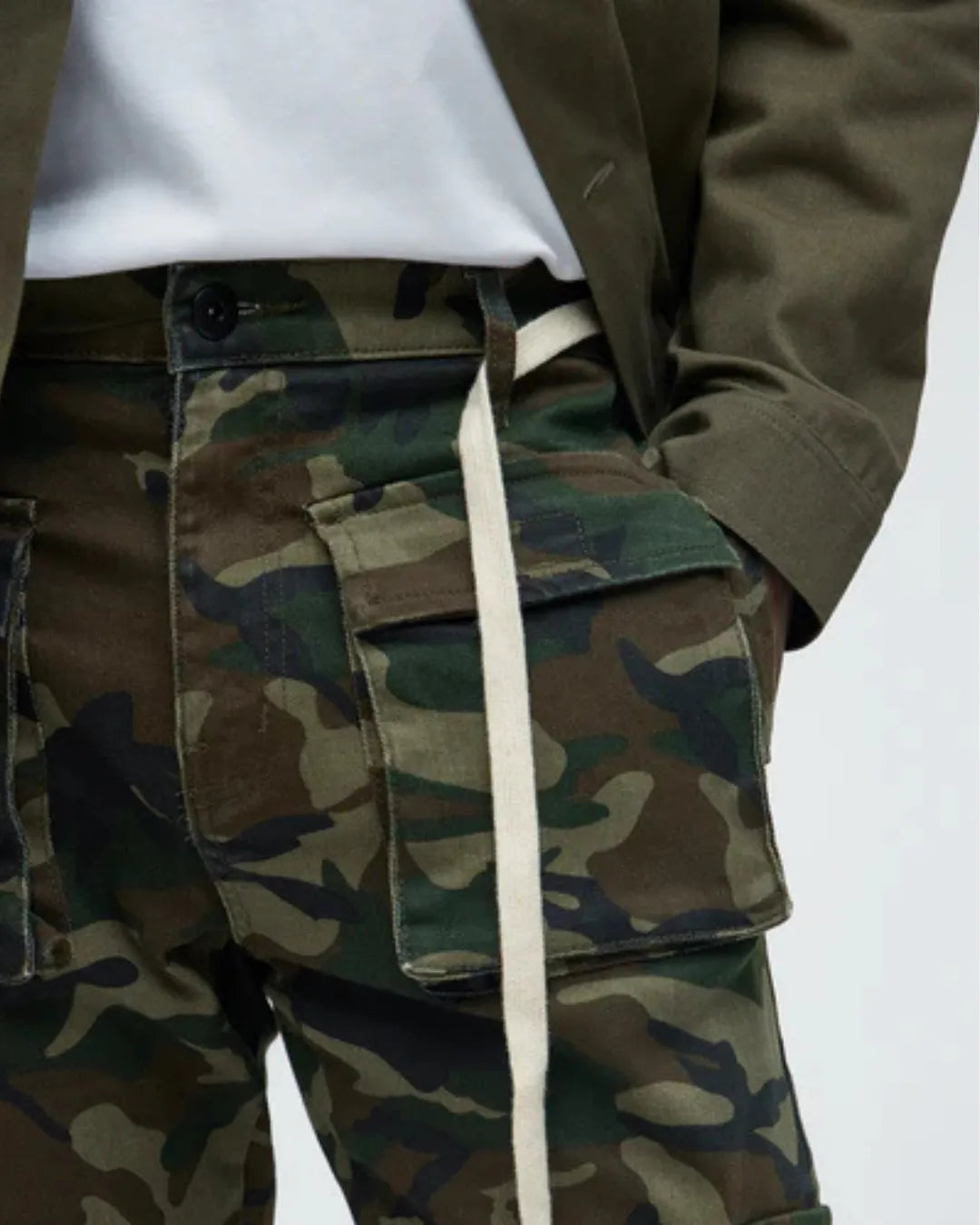 Novamen Men's  Slim Straight Streetwear Cargo Pants