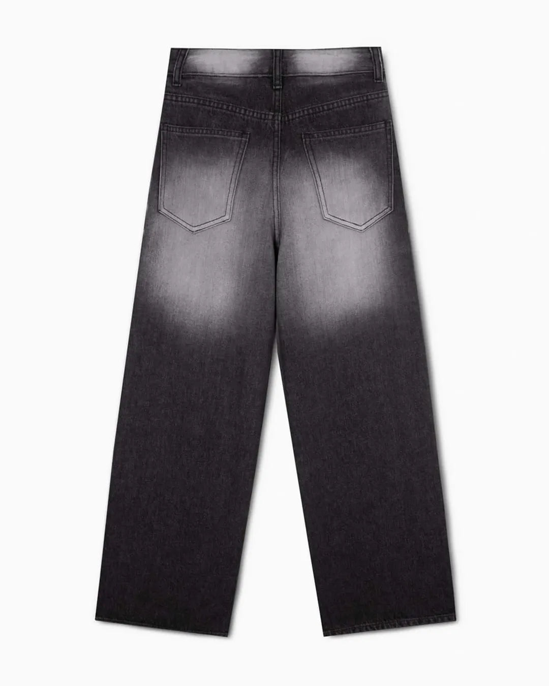 Gloria Jeans Black Spray Wide Leg Denim