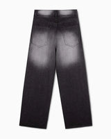 Gloria Jeans Black Spray Wide Leg Denim