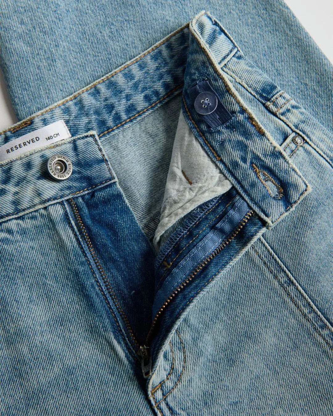 Reserved Boys Baggy Fit Wide Leg Jeans