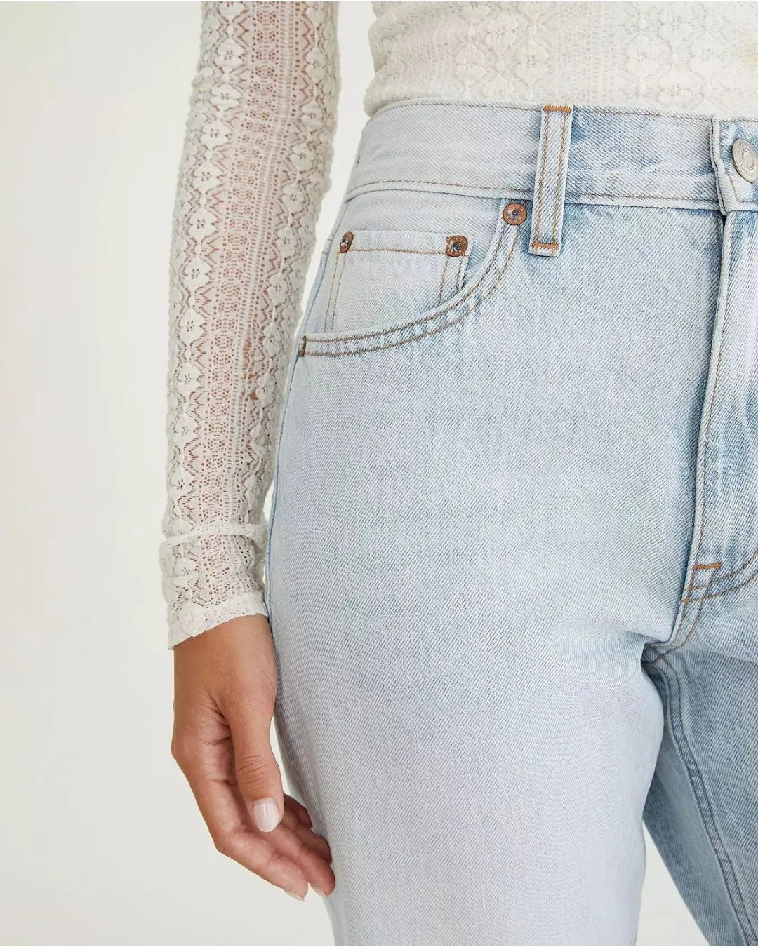 Women Jeans Aeropostale 90's Super High Rise Baggy Jeans