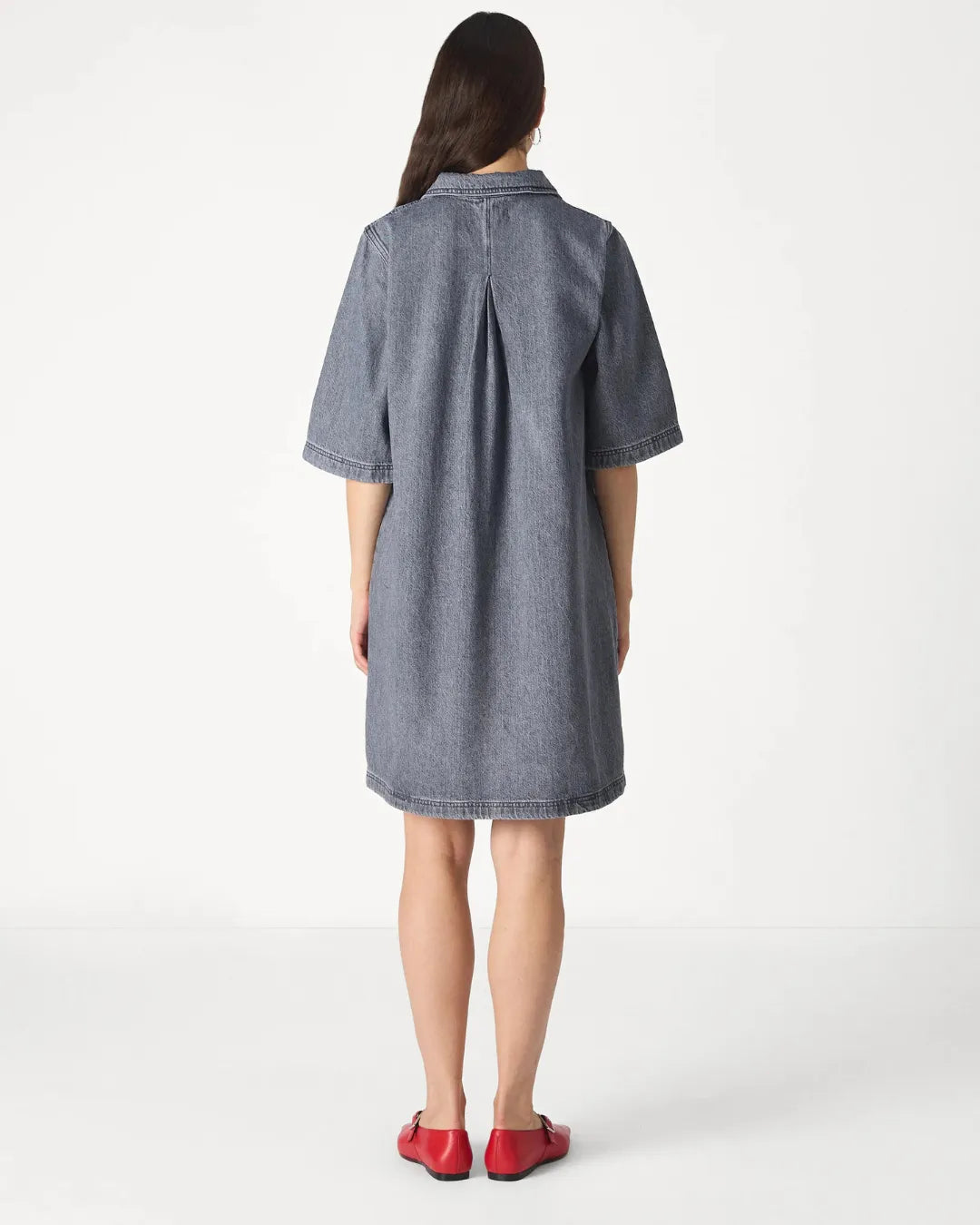 Urban Ash Denim Mini Dress Modern Casual Summer Outfit for Women