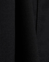 Unisex Relaxed Loose Fit Cross Pocket Jeans Jet Black