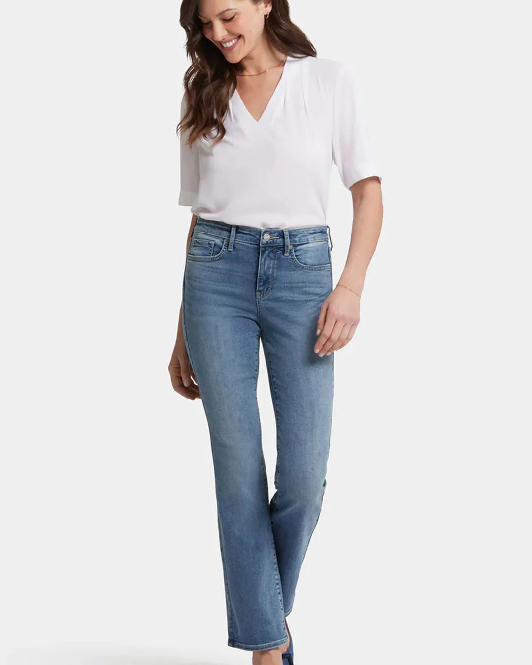 NYDJ Barbara Short Inseam Bootcut Jeans