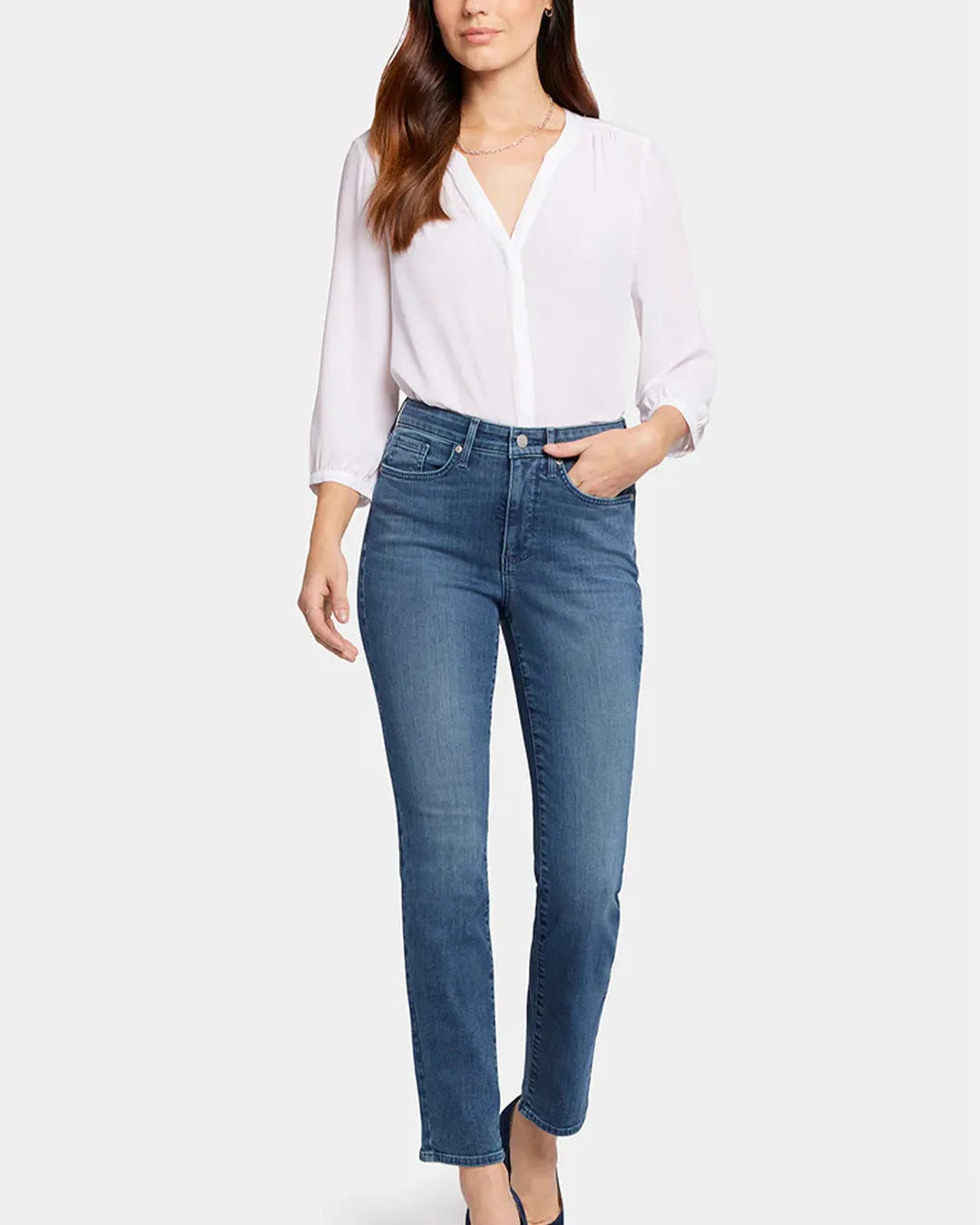 NYDJ Sheri Slim Jeans Petite High Rise