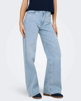 JDY Wide Leg Jeans Bleach Wash