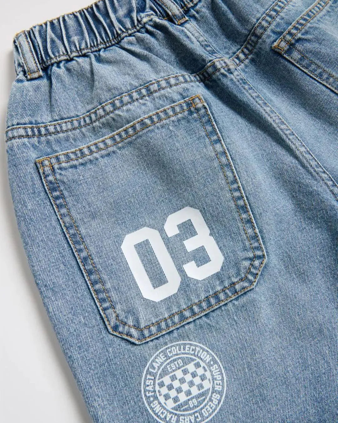 Reserved Boys Light Blue Baggy Fit Jeans
