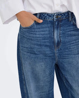 JDY Barrel Fit Jeans Medium Blue