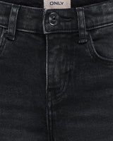 Only Girls Black Wide Leg Jeans