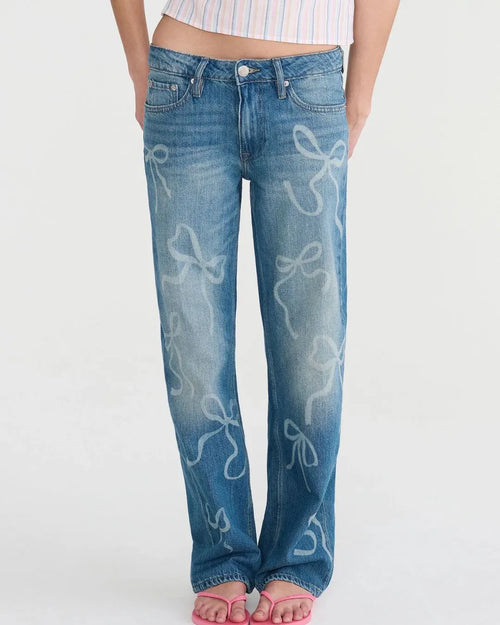 Aeropostale Women Low Rise Baggy Fit Jeans Dark Wash