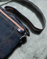 Sustainable Denim Crossbody Bag Patchwork Style By TLD