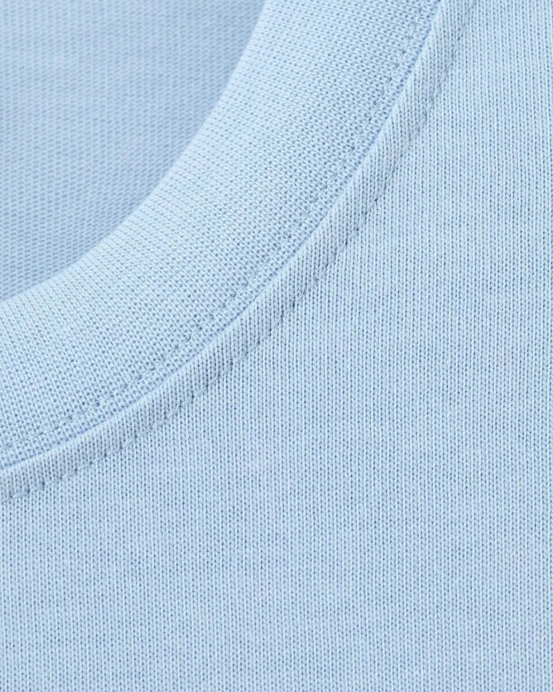 Sky Blue Wash Tee STWD Pull&Bear Down Shoulder Fit