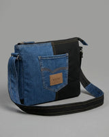 TLD Two Tone Denim Laptop Premium Crossbody MacBook iPad Messenger Bag