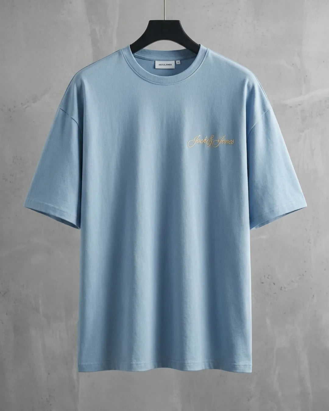Jack&Jones Ice Blue Oversized Drop Shoulder Graphic Tee