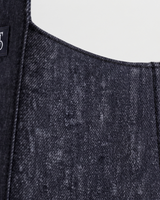 TLD Aesthetic Upcycled Raw Denim Hobo Bag for Women
