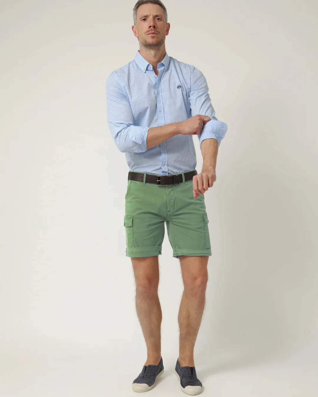 Men's 6-Pocket Cotton Cargo Shorts