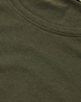 Olive Drab Crew Neck T Shirt Stwd Regular Fit