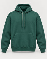 Pine Green Panel Hoodie