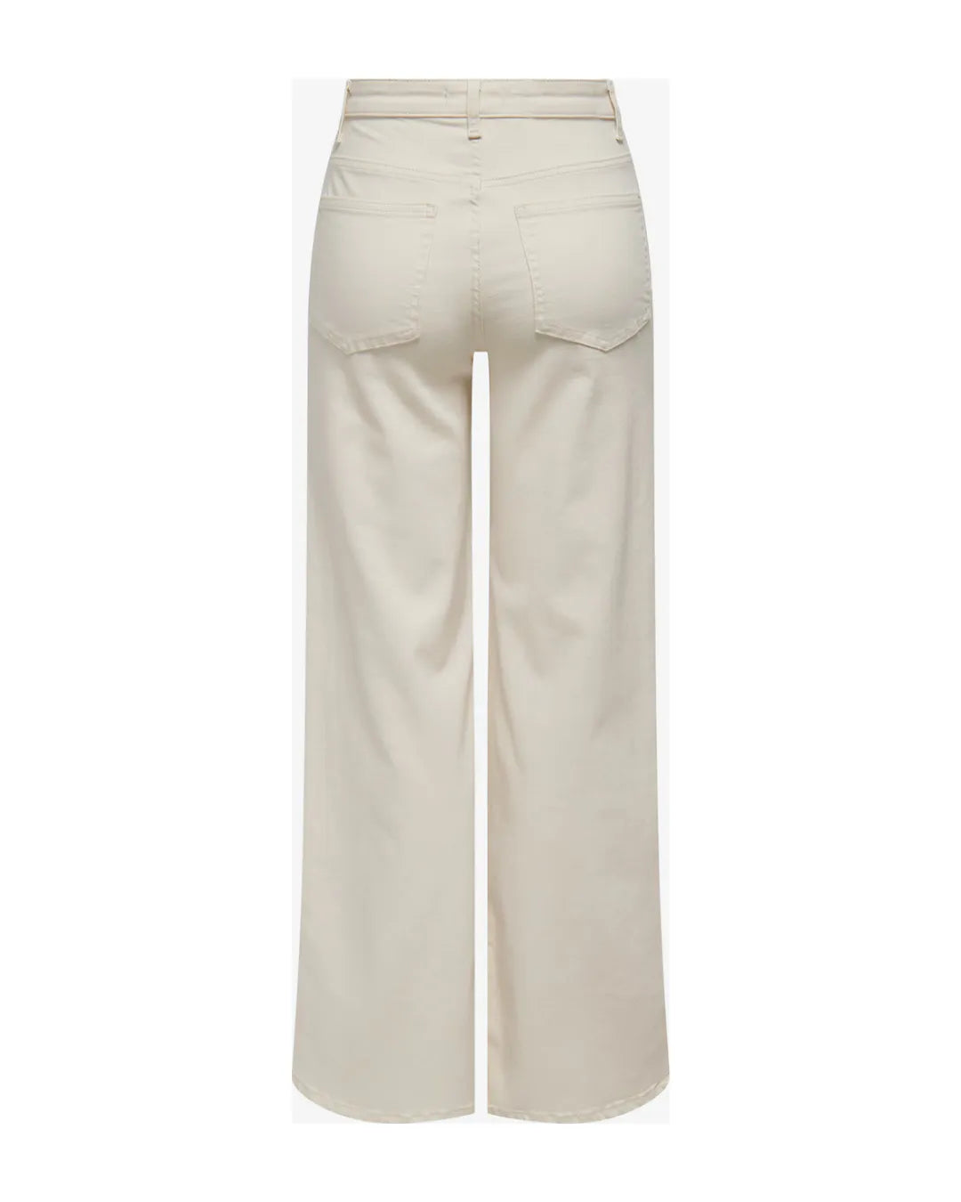 Only Girls Beige Wide Leg Denim Jeans