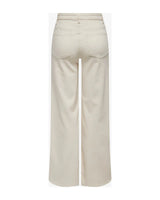 Only Girls Beige Wide Leg Denim Jeans